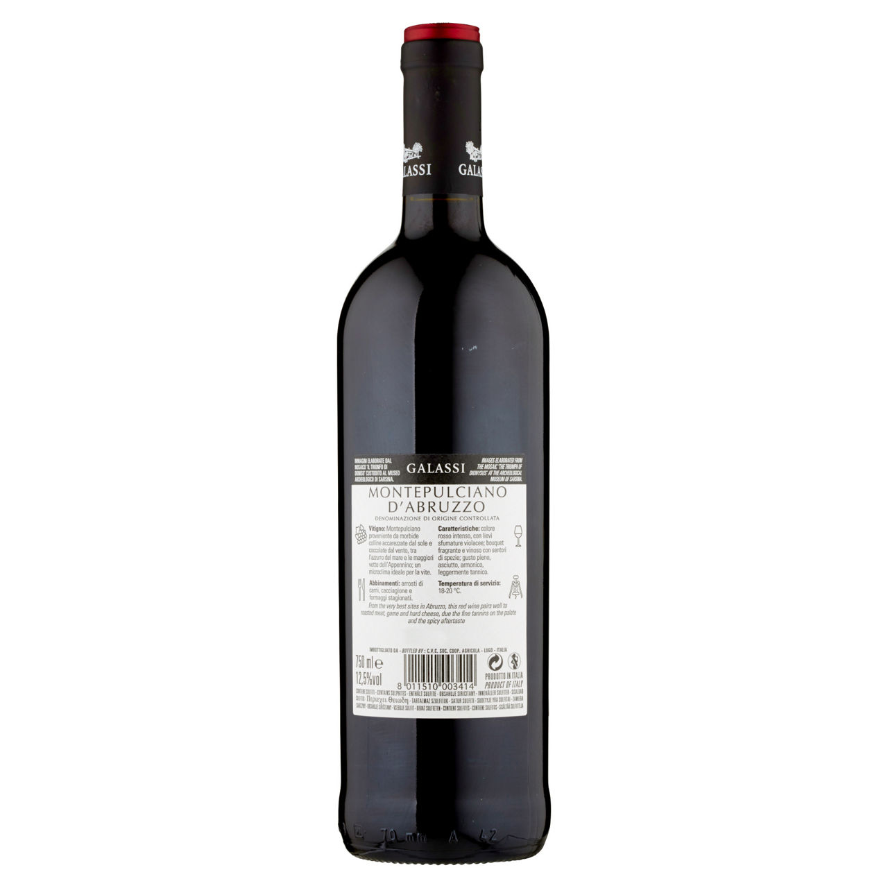 Vino rosso Montepulciano d'Abruzzo DOC 750 ml - Immagine 11