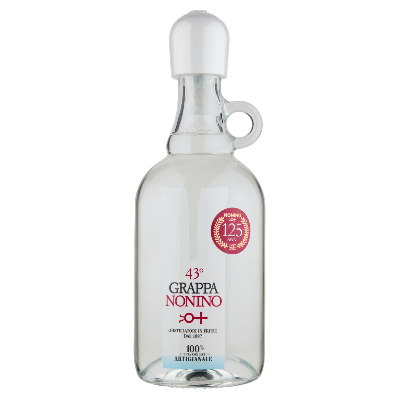 Grappa friuliana nonino 43 gradi bottiglia ml 700 - Immagine 01