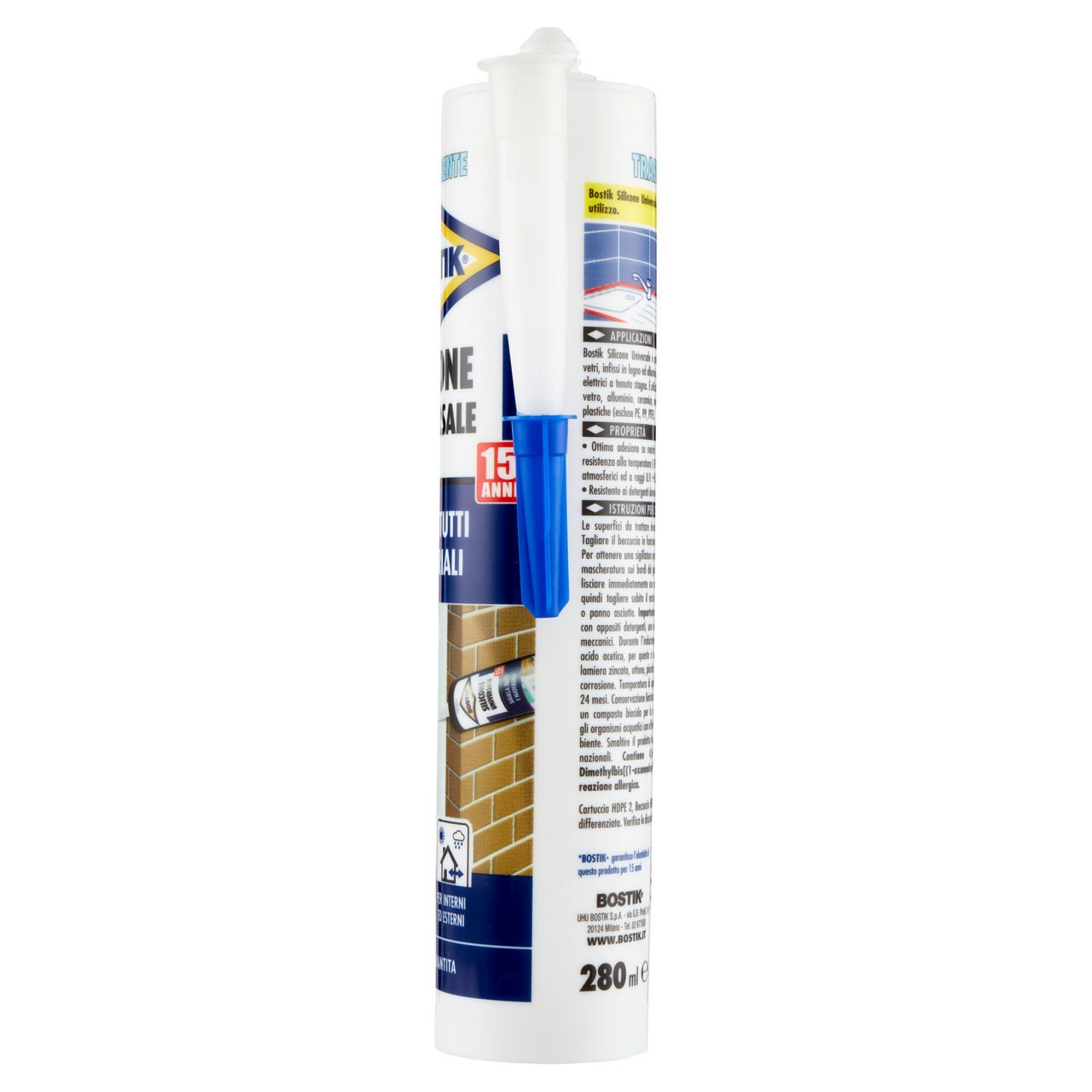 Silicone universale trasp. ml. 280 bostik - Immagine 41