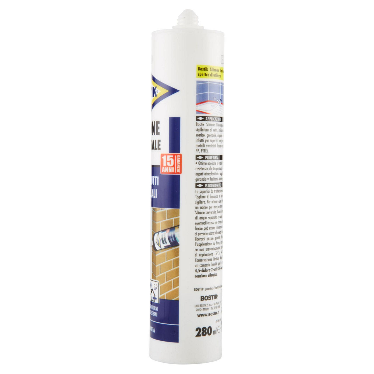 Silicone universale bianco 280 ml bostik - Immagine 31