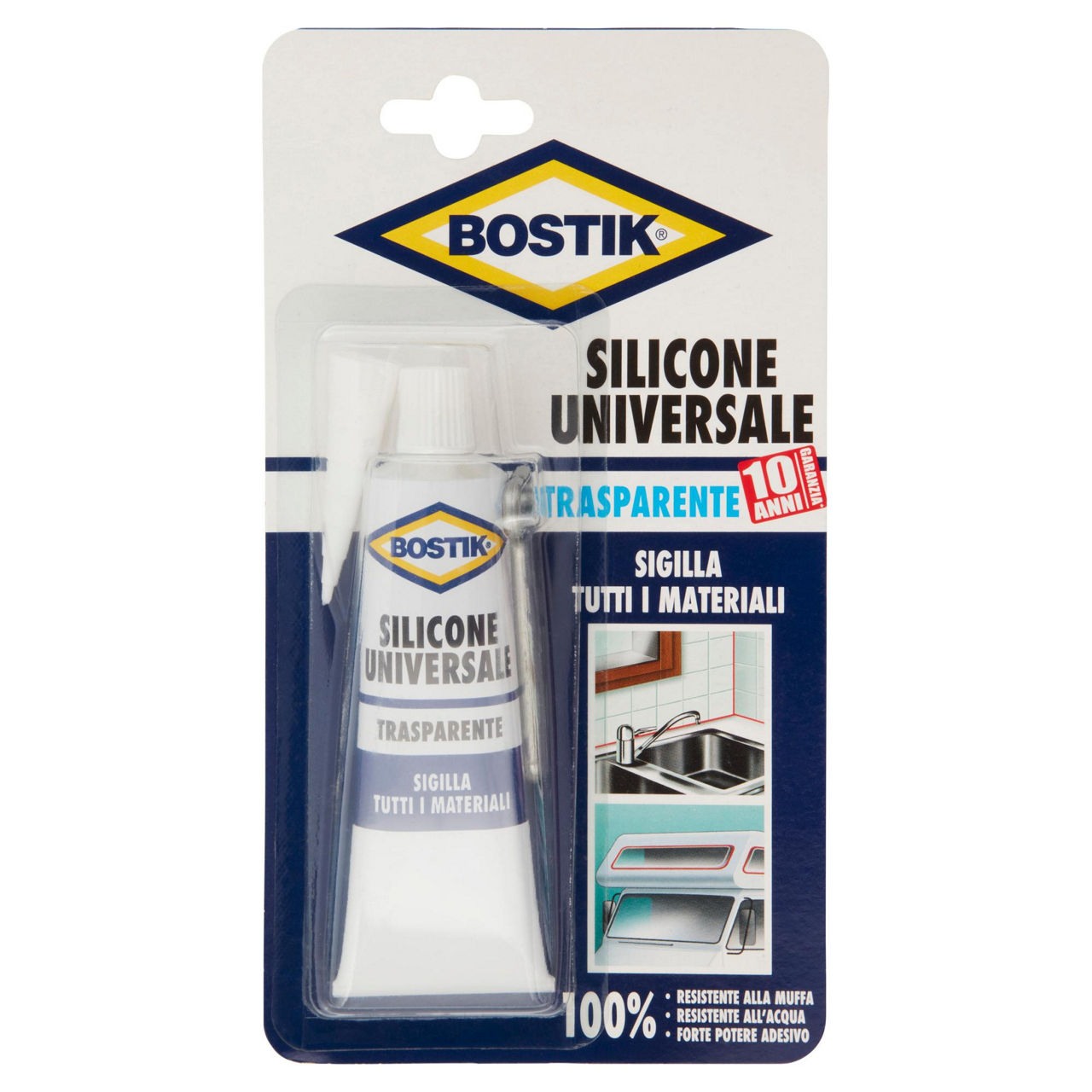 Silicone universale trasp. ml. 60 bostik - Immagine 01