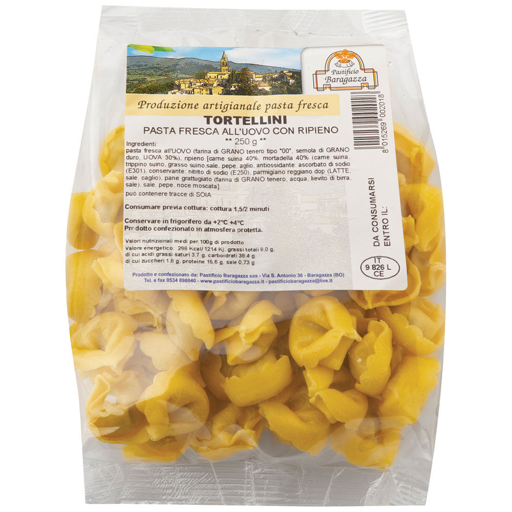 Tortellini freschi con ripieno 250 gr - Immagine 01
