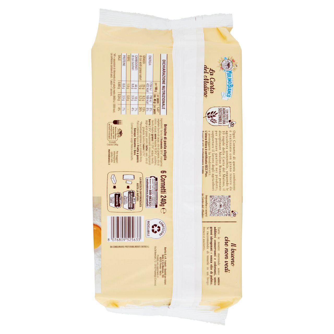 Cornetti classici 6 pz 240 gr - Immagine 11