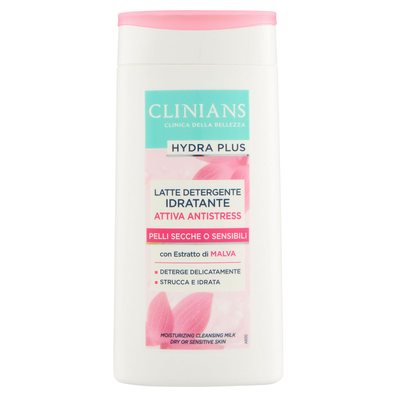 Latte detergente viso idratante con estratto di malva 200 ml
