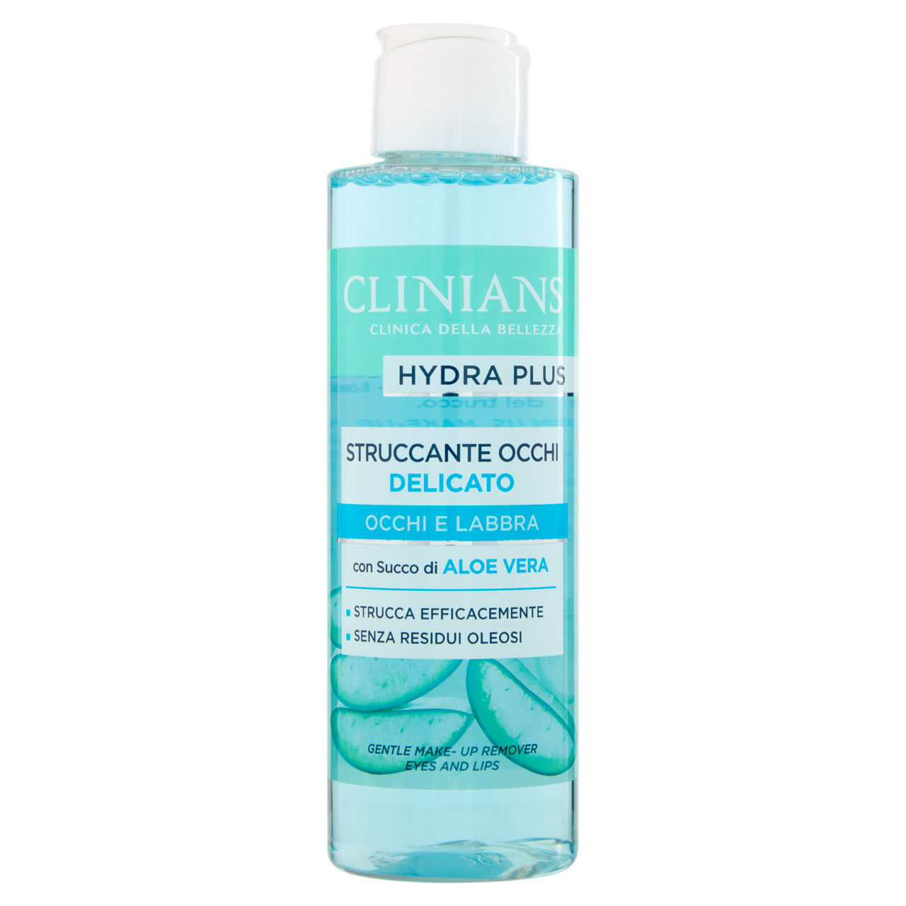 Struccante occhi e labbra delicato con succo di aloe vera 150 ml