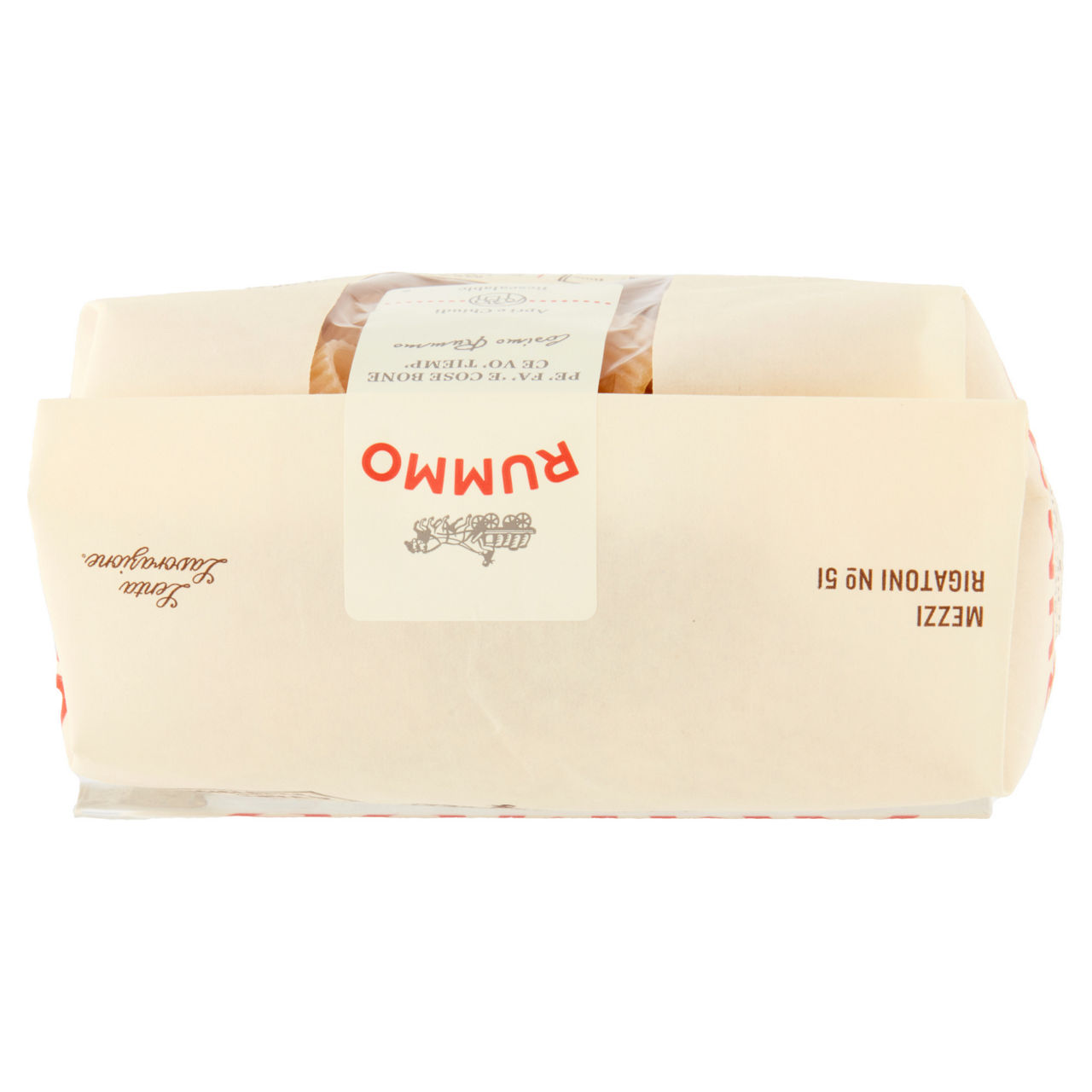 Pasta di semola mezzi rigatoni n°51 lenta lavorazione rummo sacchetto g 500 - Immagine 31