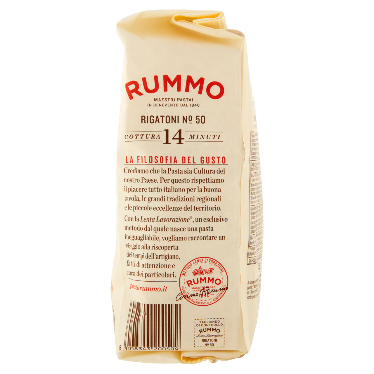 Rigatoni n. 50 pasta di semola di grano duro 500 gr - Immagine 31