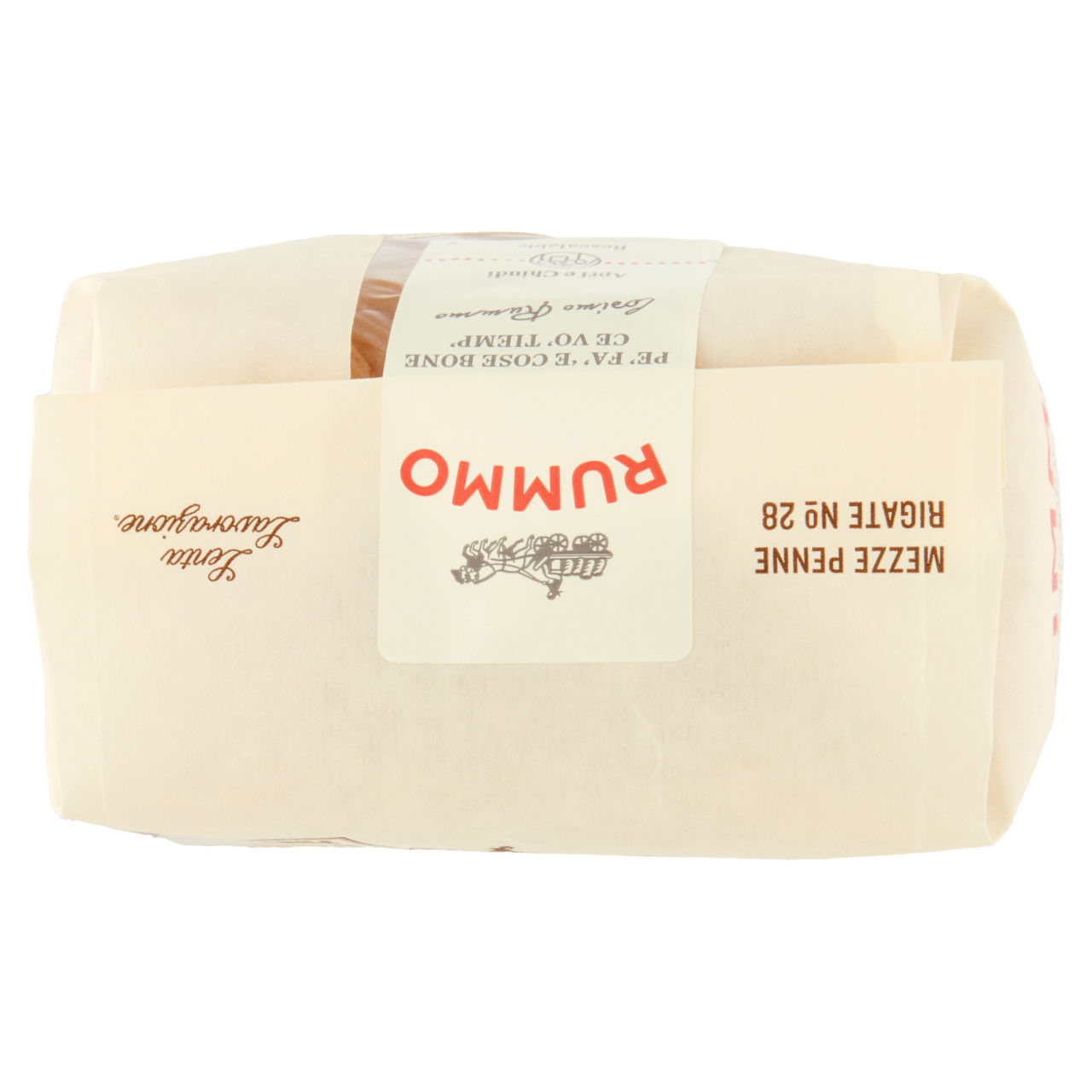 Mezze penne rigate n. 28 pasta di semola di grano duro 500  gr - Immagine 41