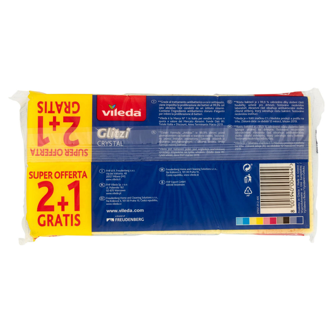 Spugne abrasive glitzi crystal 3 pz - Immagine 41