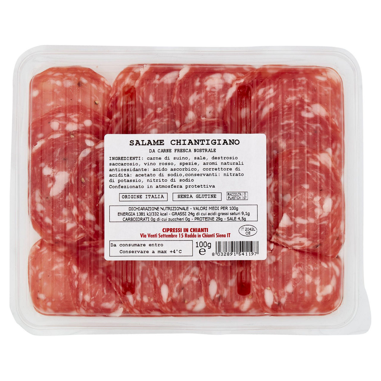 Salame Chiantigiano affettato 100 gr - Immagine 51