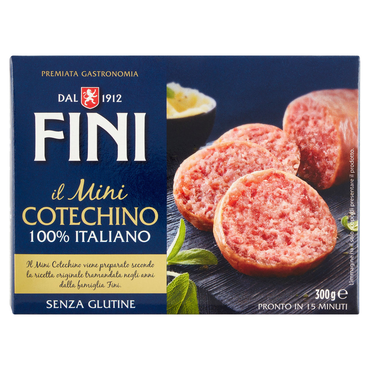 Mini cotechino precotto 300 gr - Immagine 01