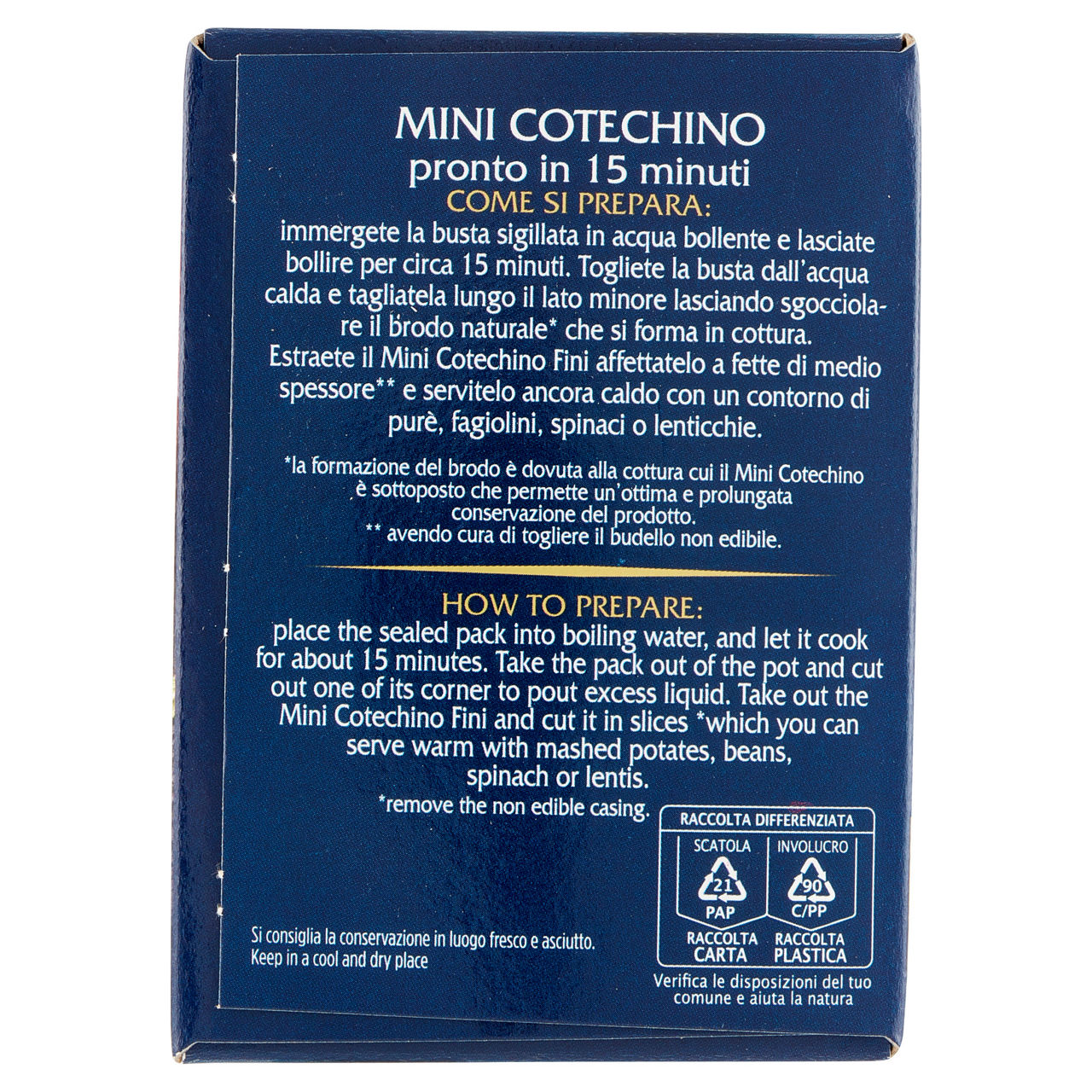 Mini cotechino precotto 300 gr - Immagine 21