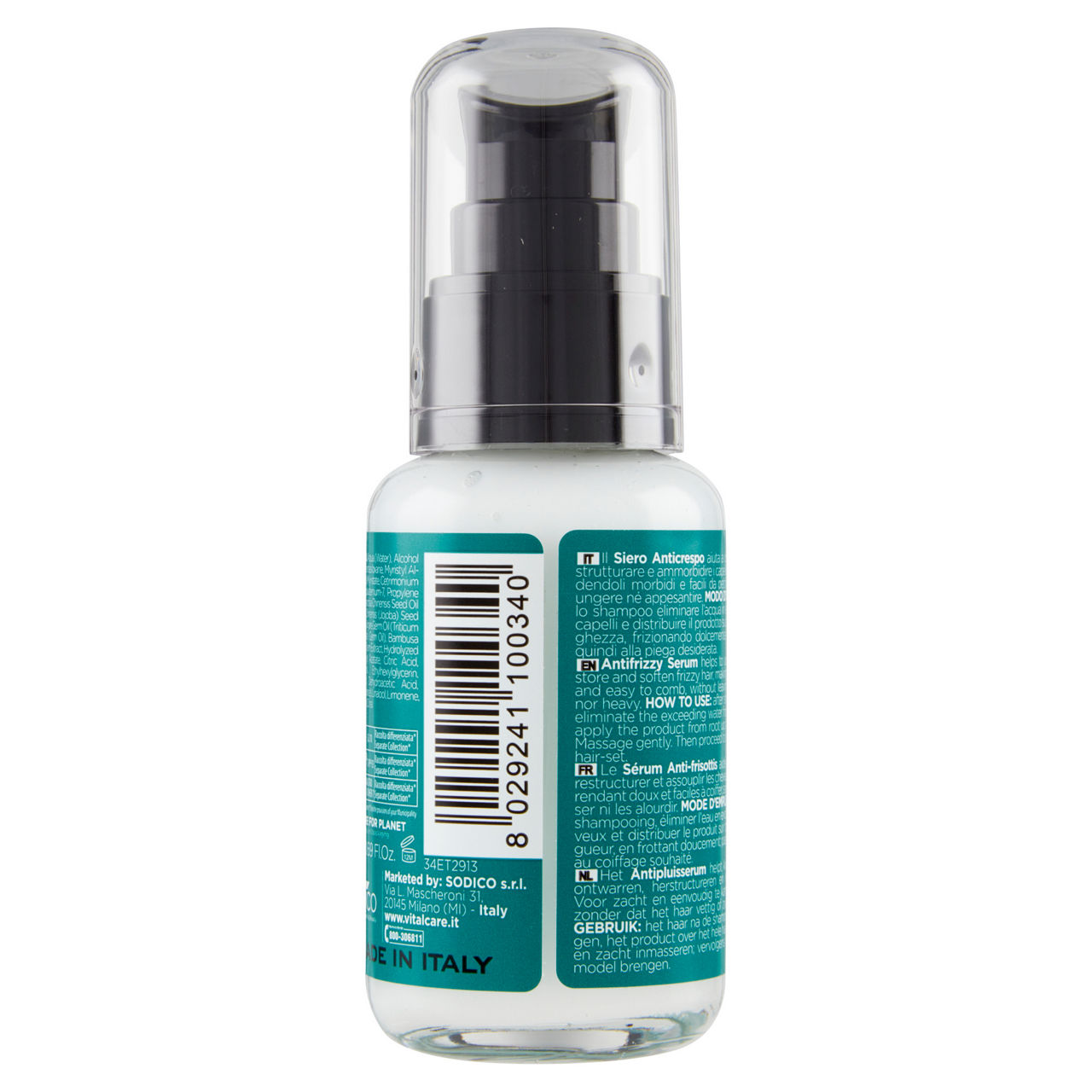 Siero anticrespo per capelli con olio di jojoba e vitamina E 50 ml - Immagine 41