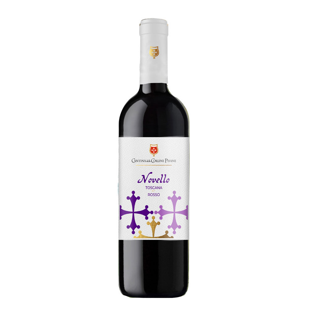 Vino rosso novello Toscana IGT Cantina delle colline Pisane 750 ml