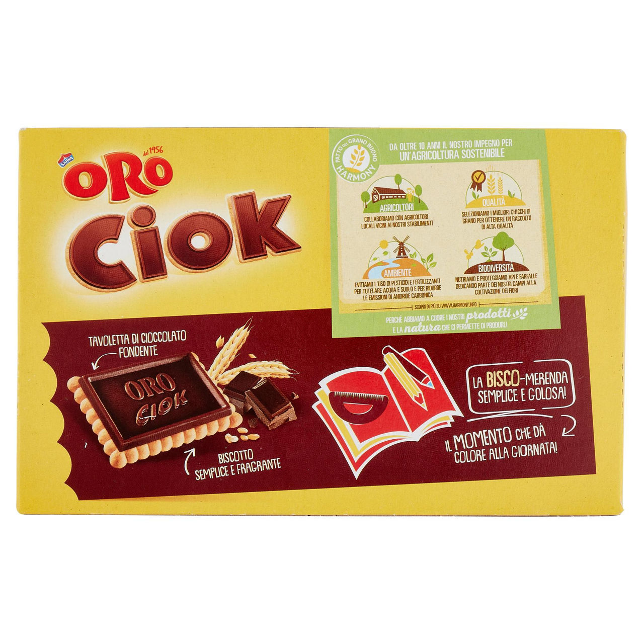 Biscotto con tavoletta di cioccolato fondente 8 monoporzioni x 25 gr - Immagine 41