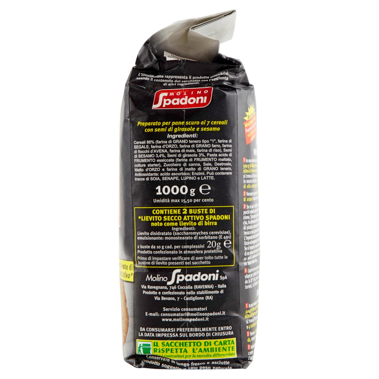 Preparato per pane nero ai 7 cereali 1 kg - Immagine 51
