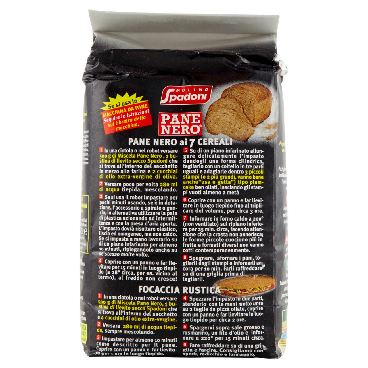 Preparato per pane nero ai 7 cereali 1 kg - Immagine 41