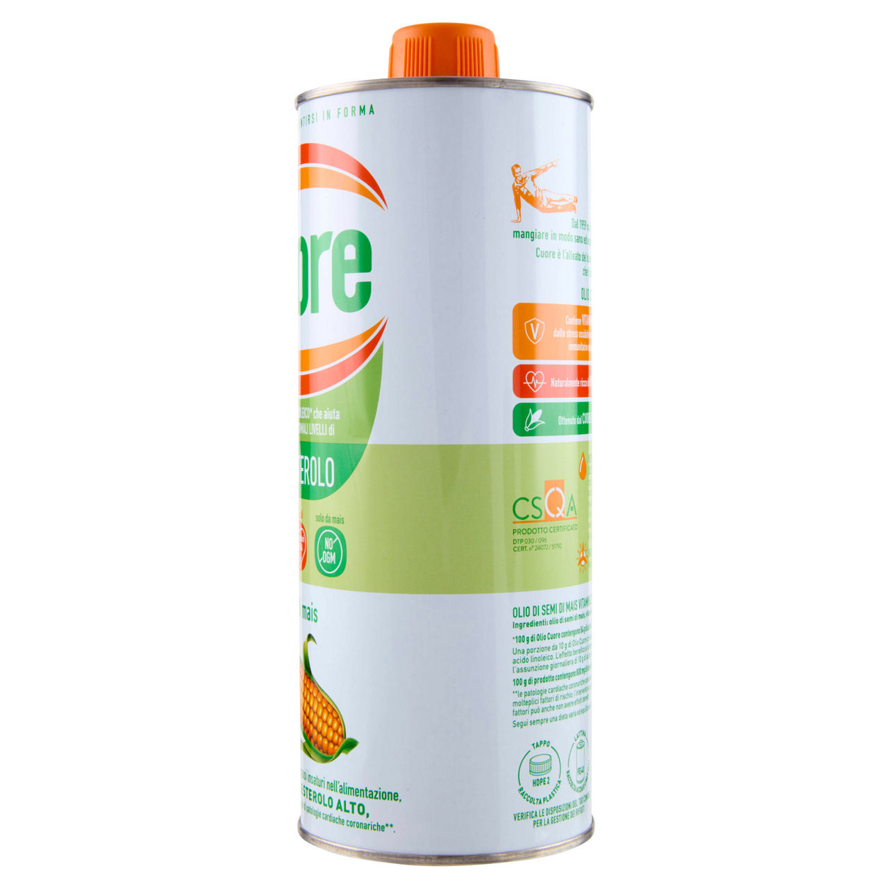 Olio di semi di mais dietetico cuore latt.con tappo lt.1 - Immagine 51