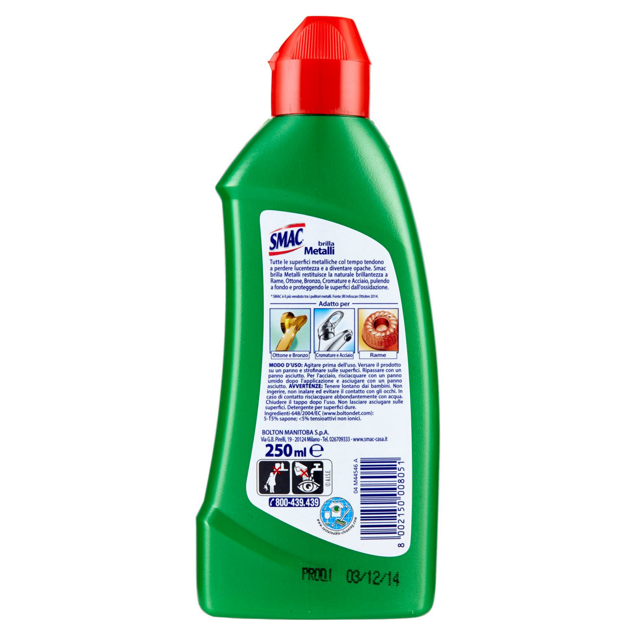 Detergente in crema per superfici in metallo 250 ml - Immagine 41