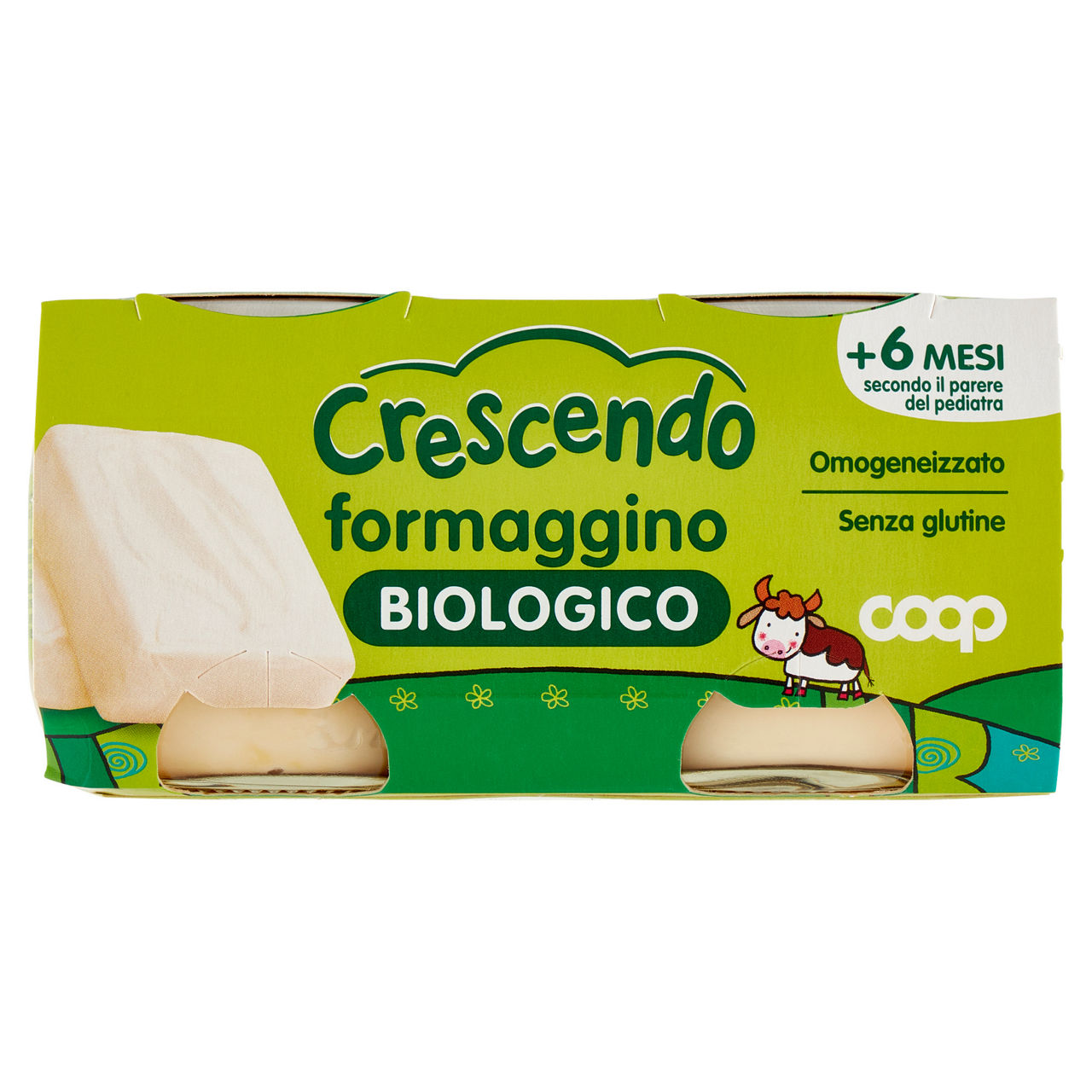 Omogeneizzato di formaggino bio 2 pz x 80 gr - Immagine 01