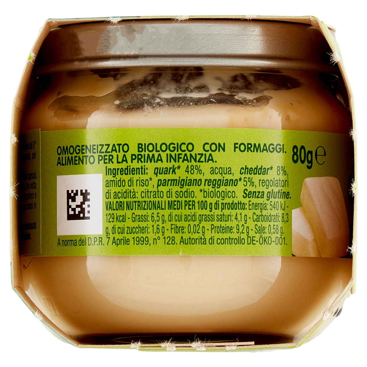 Omogeneizzato di formaggino bio 2 pz x 80 gr - Immagine 41