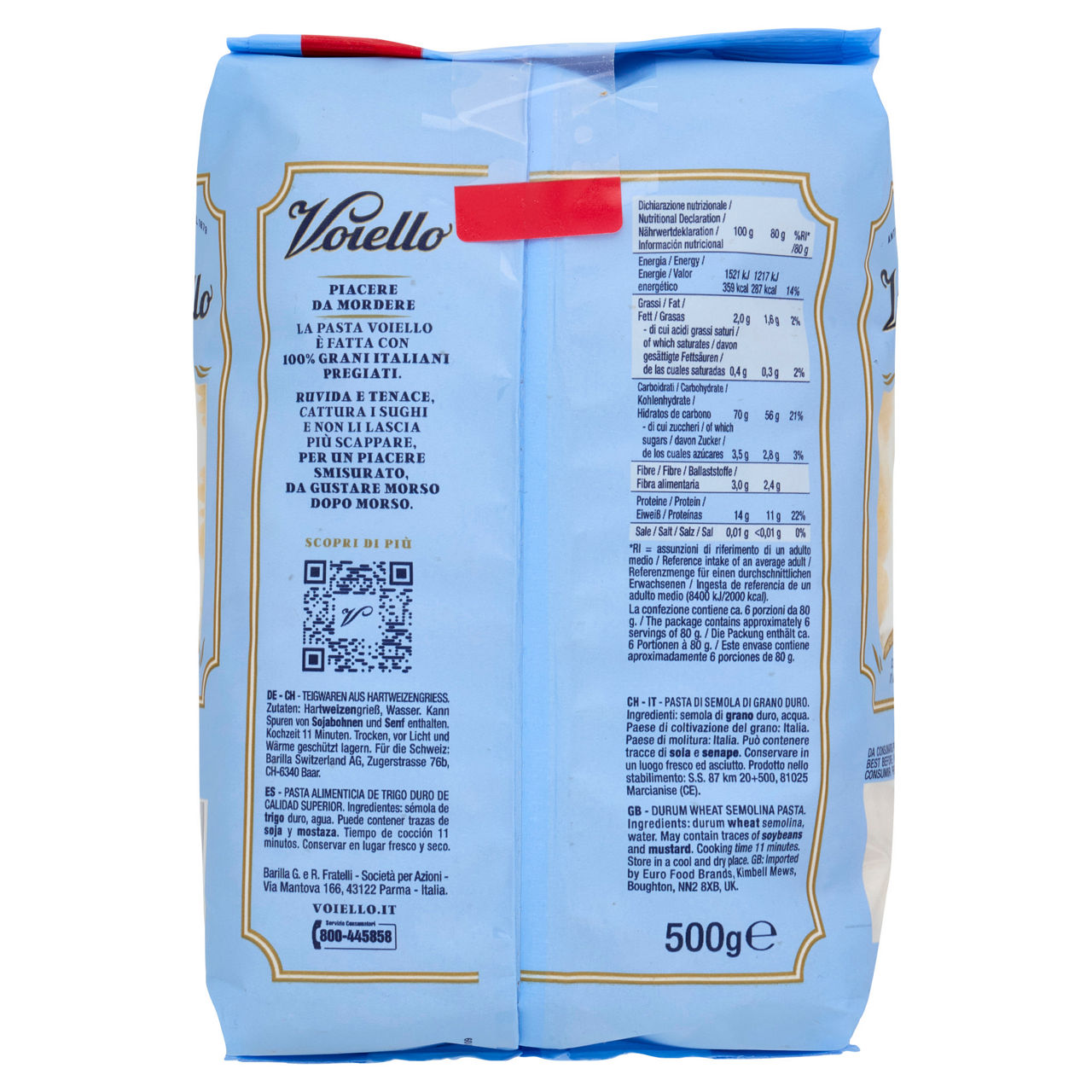 Fusilli n. 141 pasta di semola di grano duro 500 gr - Immagine 21