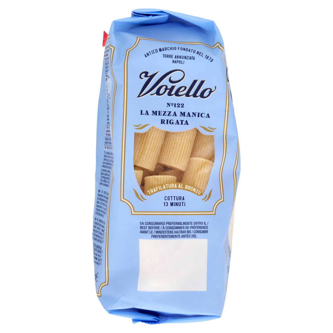 Mezza maniche rigate n. 122 pasta di semola di grano duro 500 gr - Immagine 11