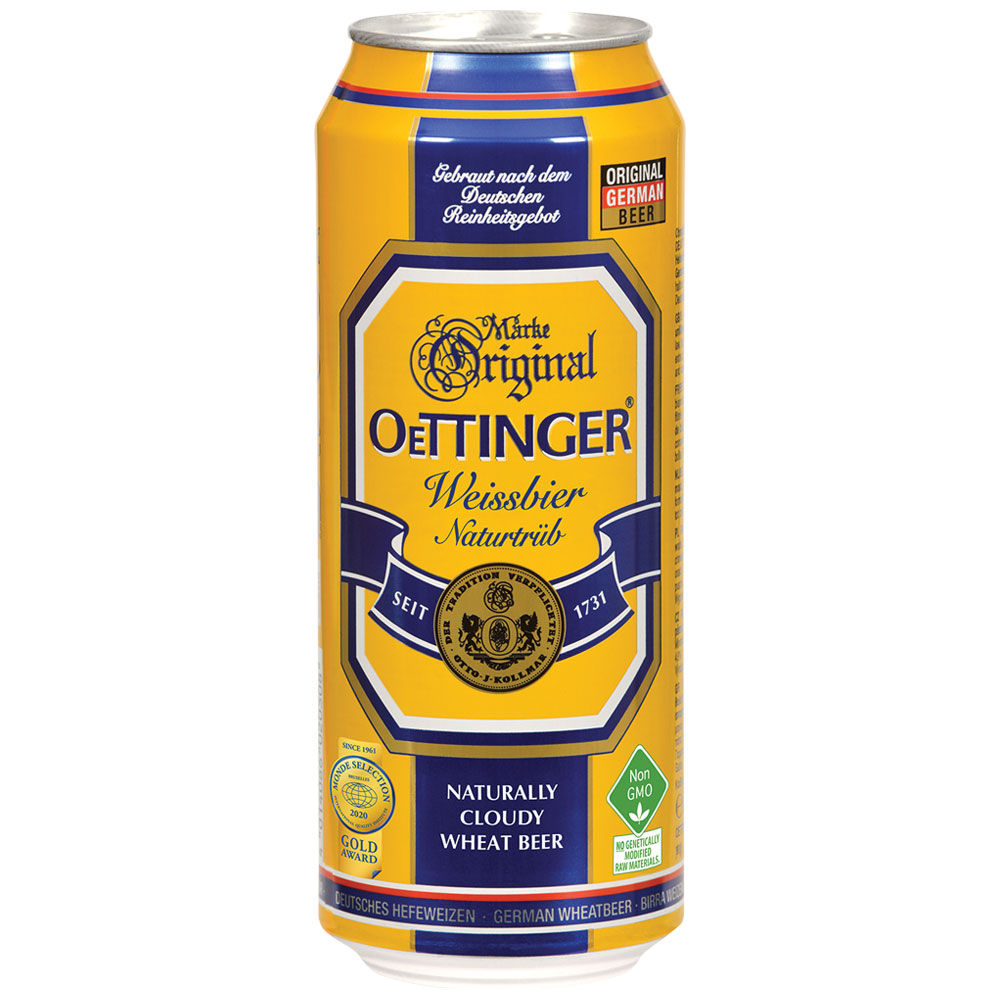Birra Oettinger Weissbier in lattina 500 ml - Immagine 01