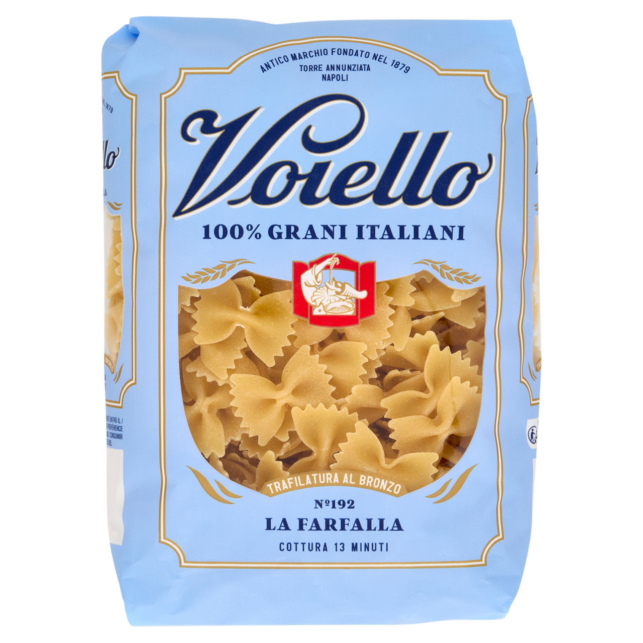 Farfalle n. 192 pasta di semola di grano duro.500 gr - Immagine 01