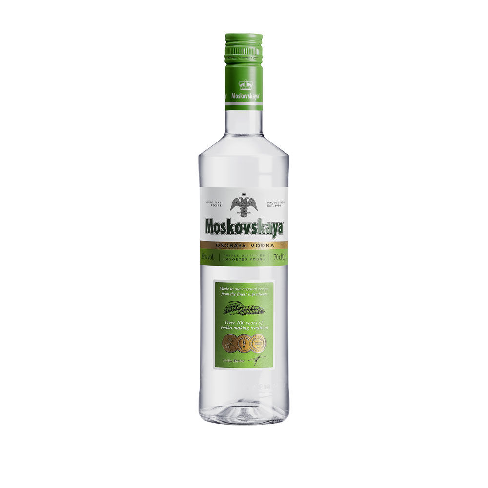 Vodka moskovskaya 38 gradi bottiglia ml. 700
