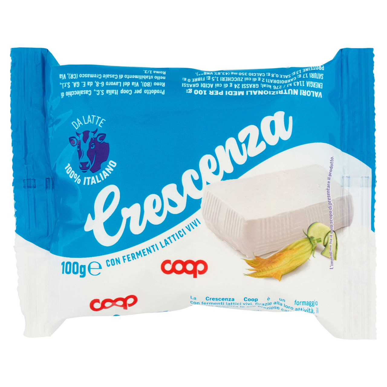 Crescenza con fermenti lattici vivi 100 gr - Immagine 01