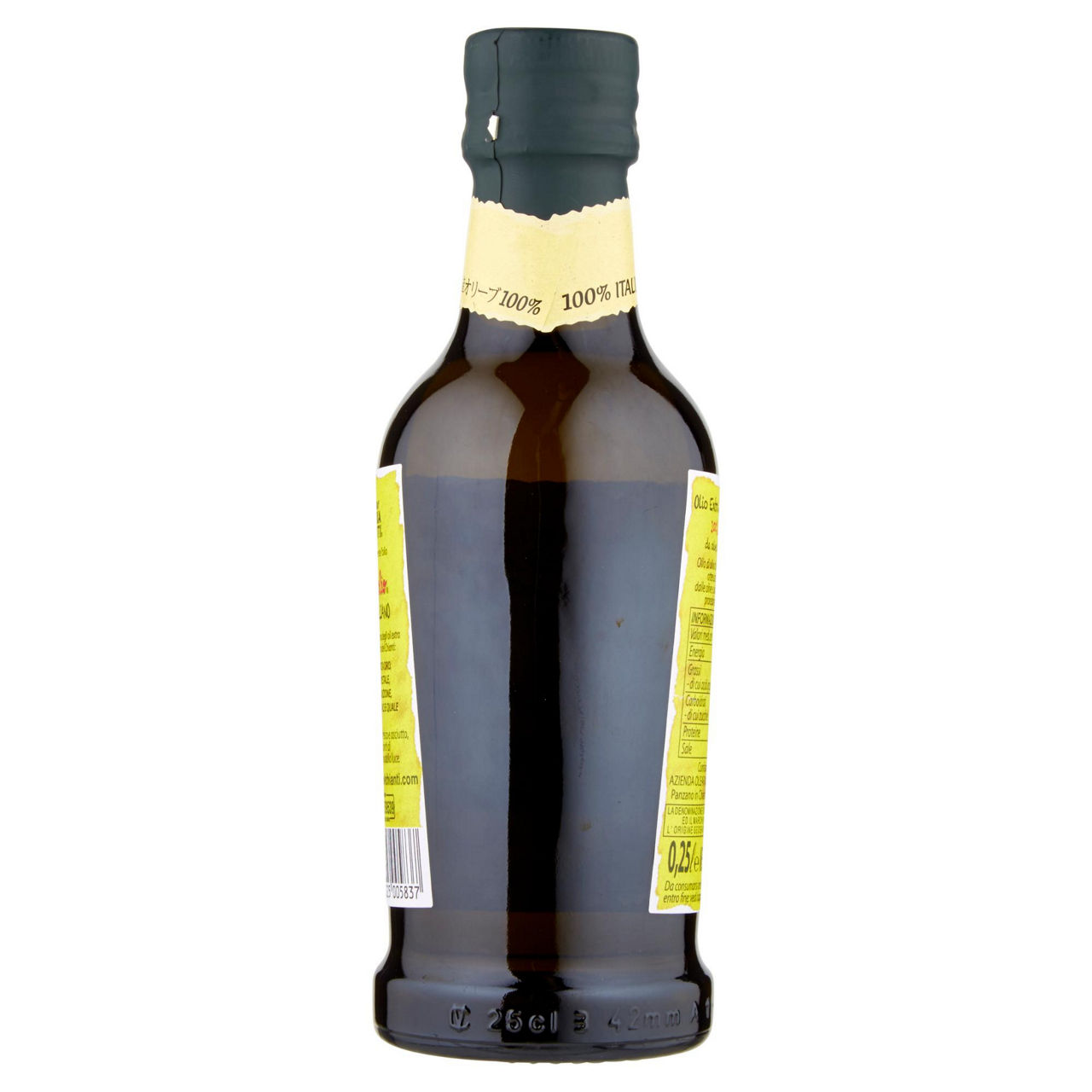 Olio extravergine di oliva filtrato 100% italiano az.olearia del chianti ml.250 - Immagine 21