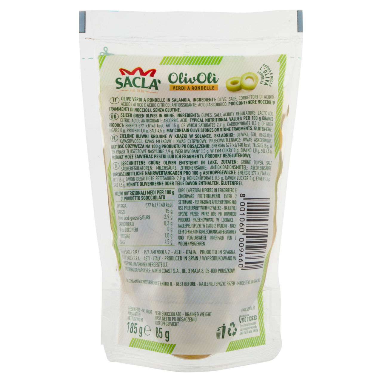 Olive verdi a rondelle 185 gr - Immagine 31