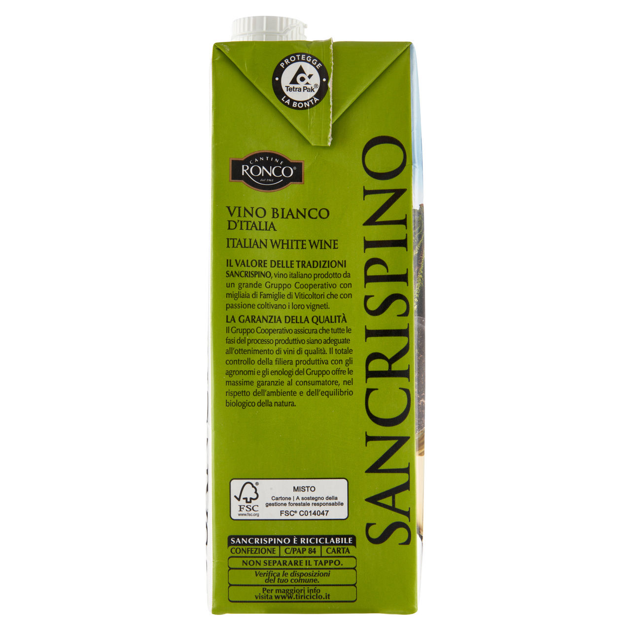 Vino Bianco d'Italia in brick 1 lt - Immagine 21