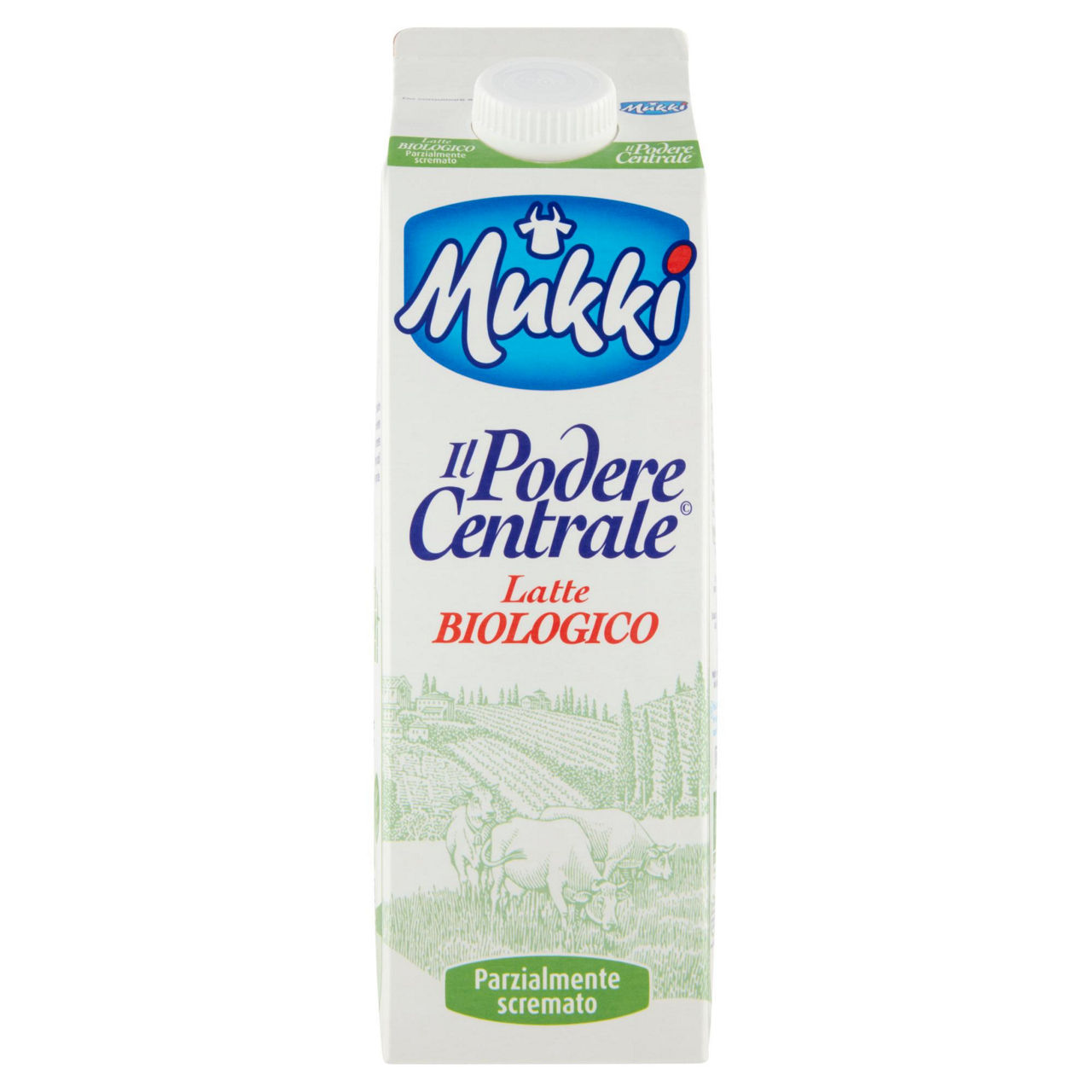 Latte parzialmente scremato bio 1 lt