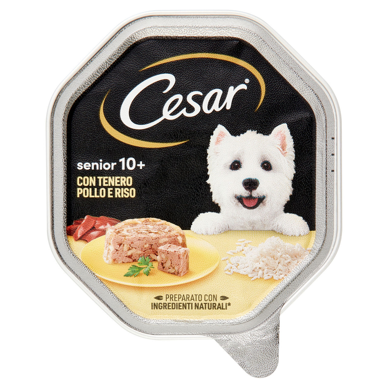Umido per cani patè senior con pollo e riso 150 gr