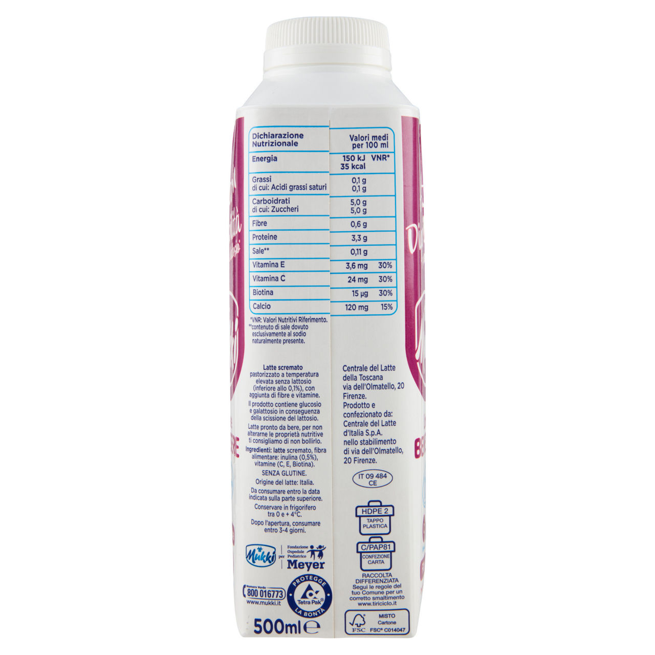 Latte magro con fibre e vitamine 500 ml - Immagine 11