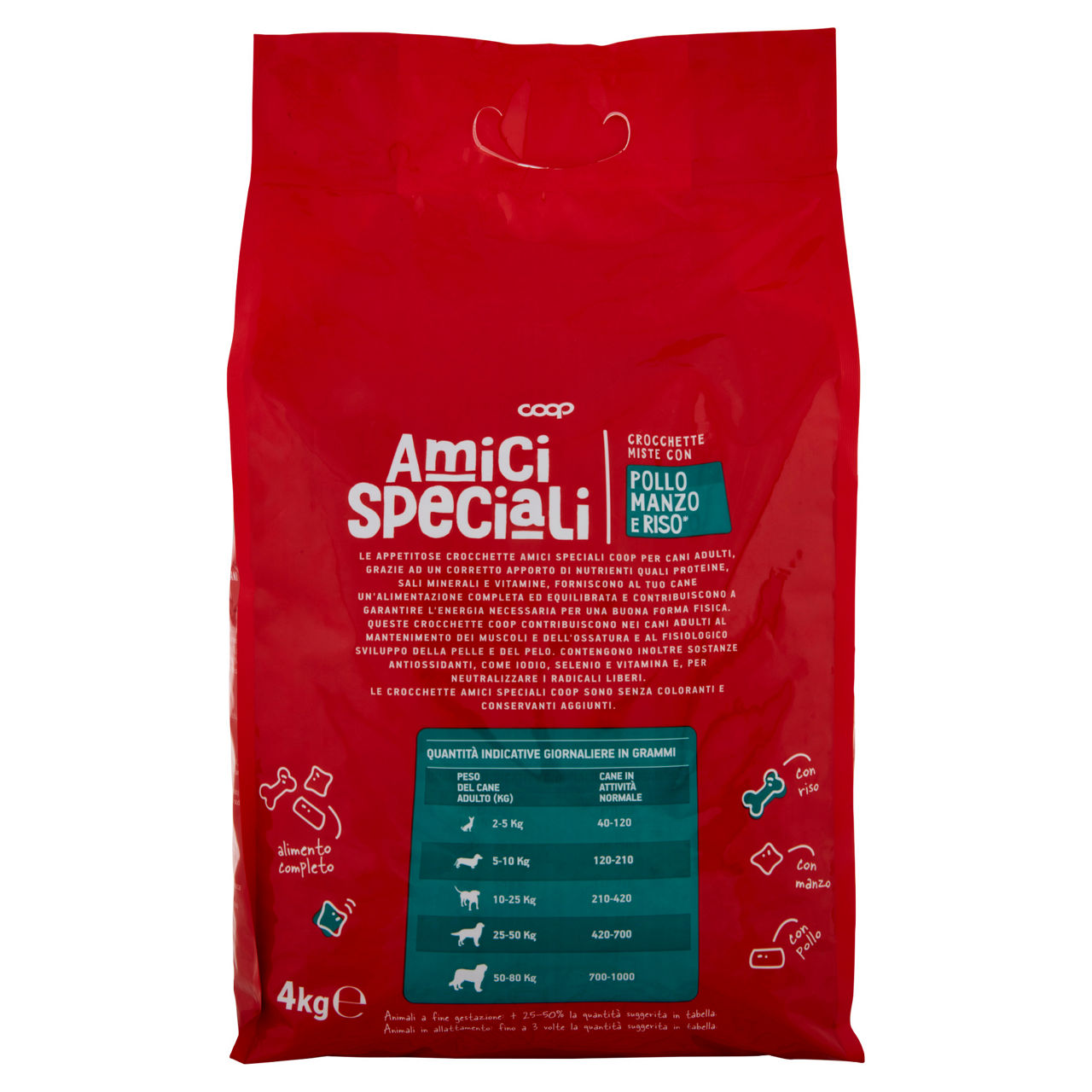 Crocchette per cane con pollo manzo e riso 4 kg - Immagine 31