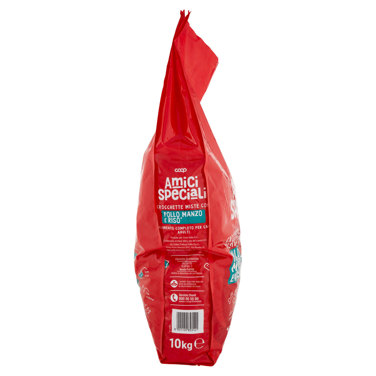 Crocchette cane con pollo/manzo/riso amici speciali sacco 10 kg - Immagine 61