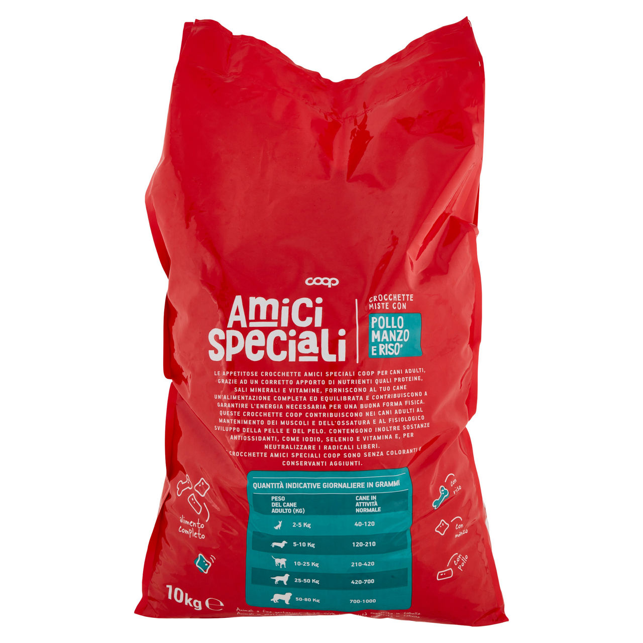 Crocchette cane con pollo/manzo/riso amici speciali sacco 10 kg - Immagine 11