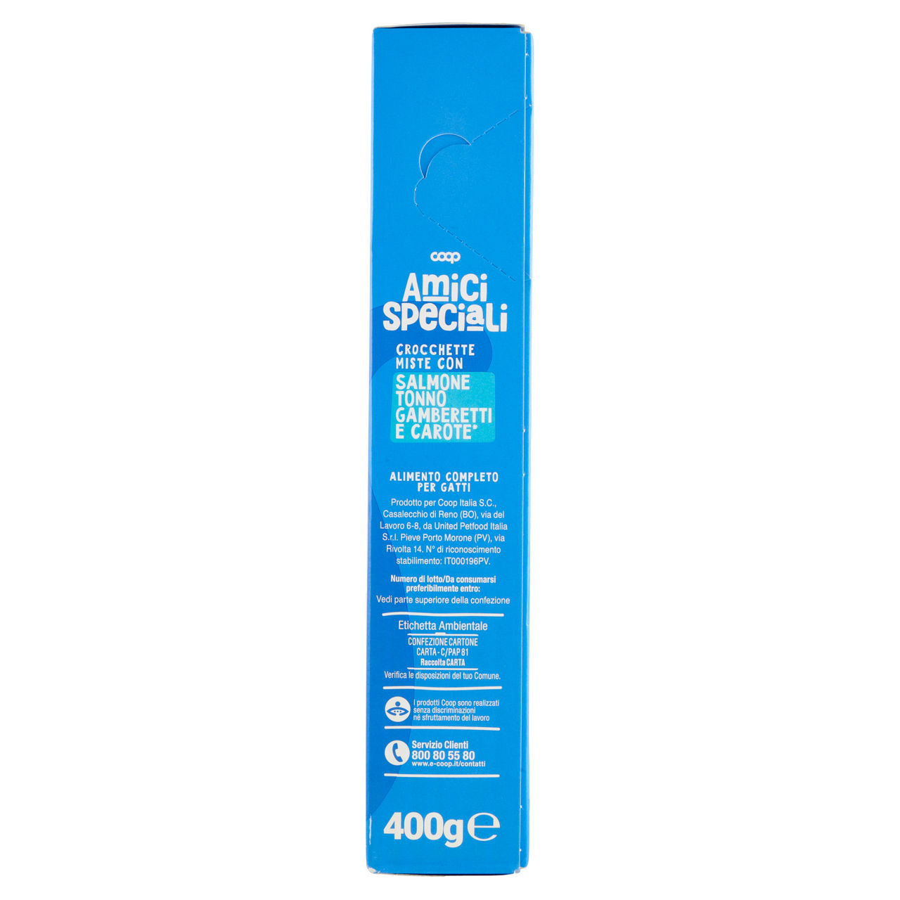 Crocchette gatto salmone/tonno/gamberetti/carote amici speciali coop scat g 400 - Immagine 11