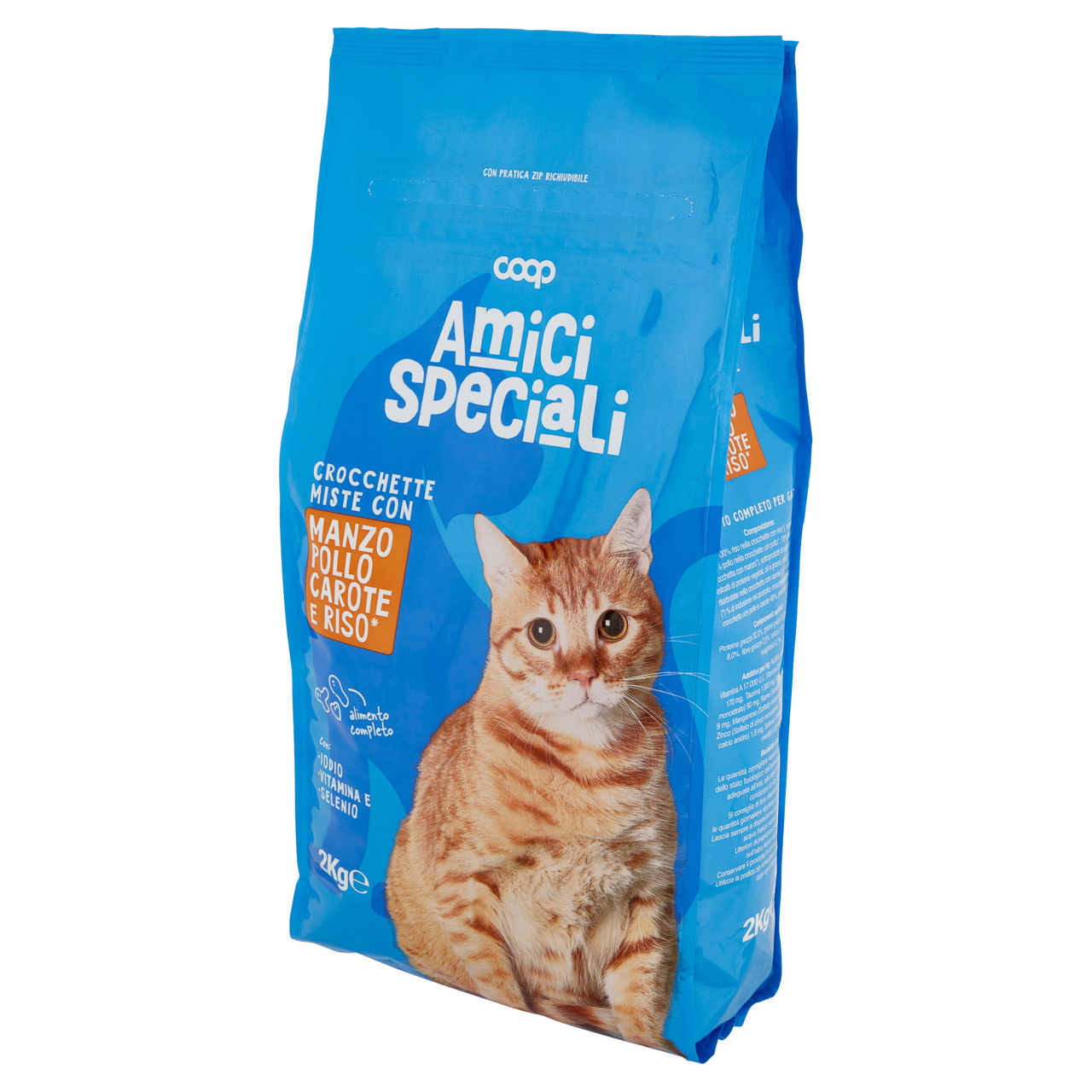 Crocchette gatto manzo/pollo/carote/riso amici speciali coop sacco kg 2 - Immagine 31