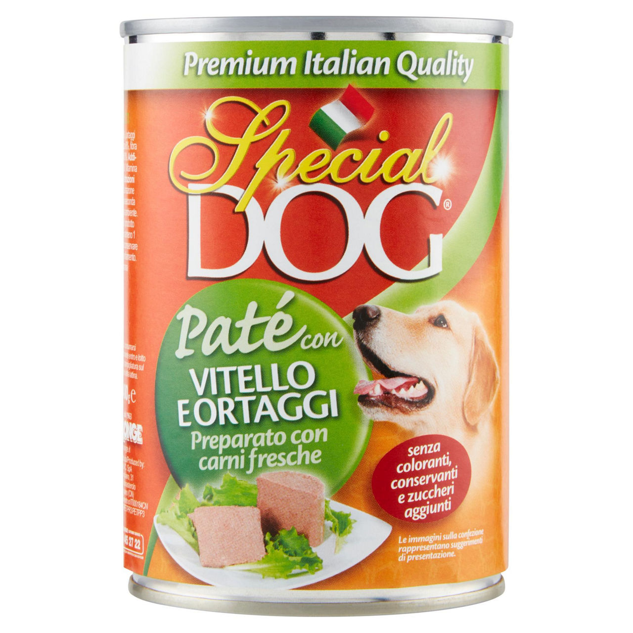 Patè cane con vitello e verdure 400 gr - Immagine 01