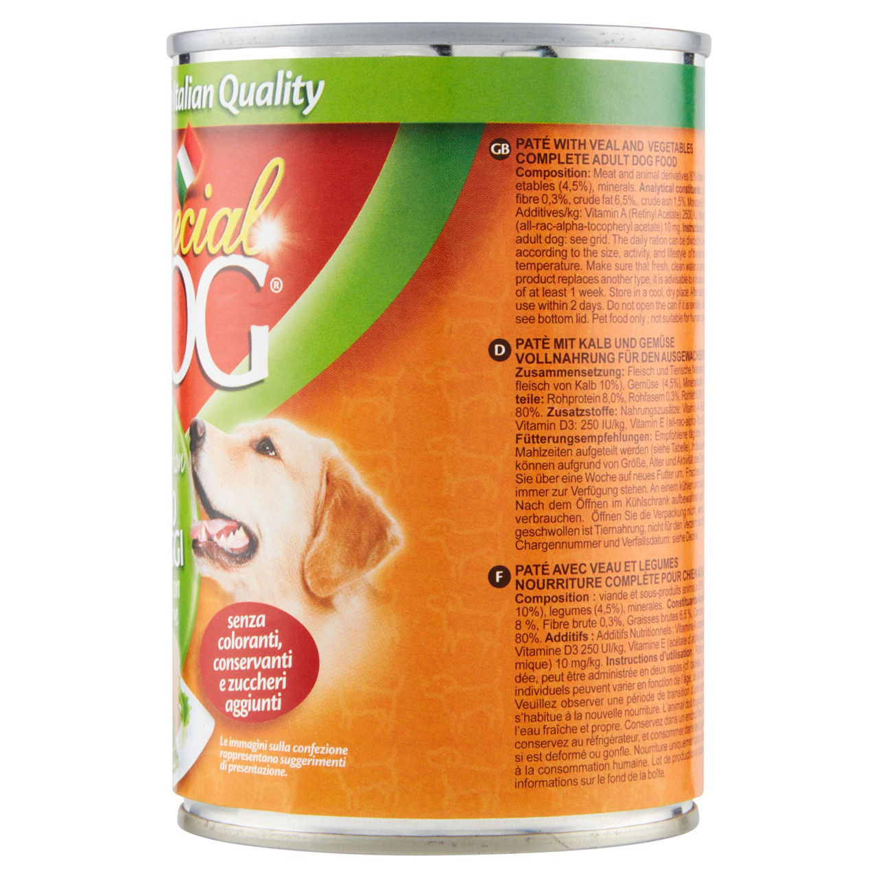 Patè cane con vitello e verdure 400 gr - Immagine 11
