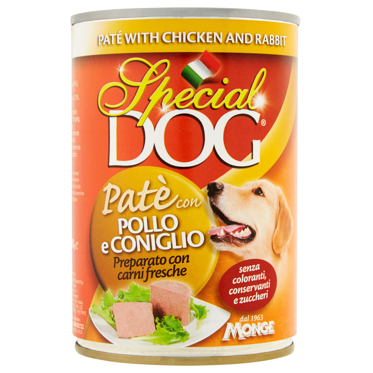 Patè cane con pollo e coniglio 400 gr - Immagine 01