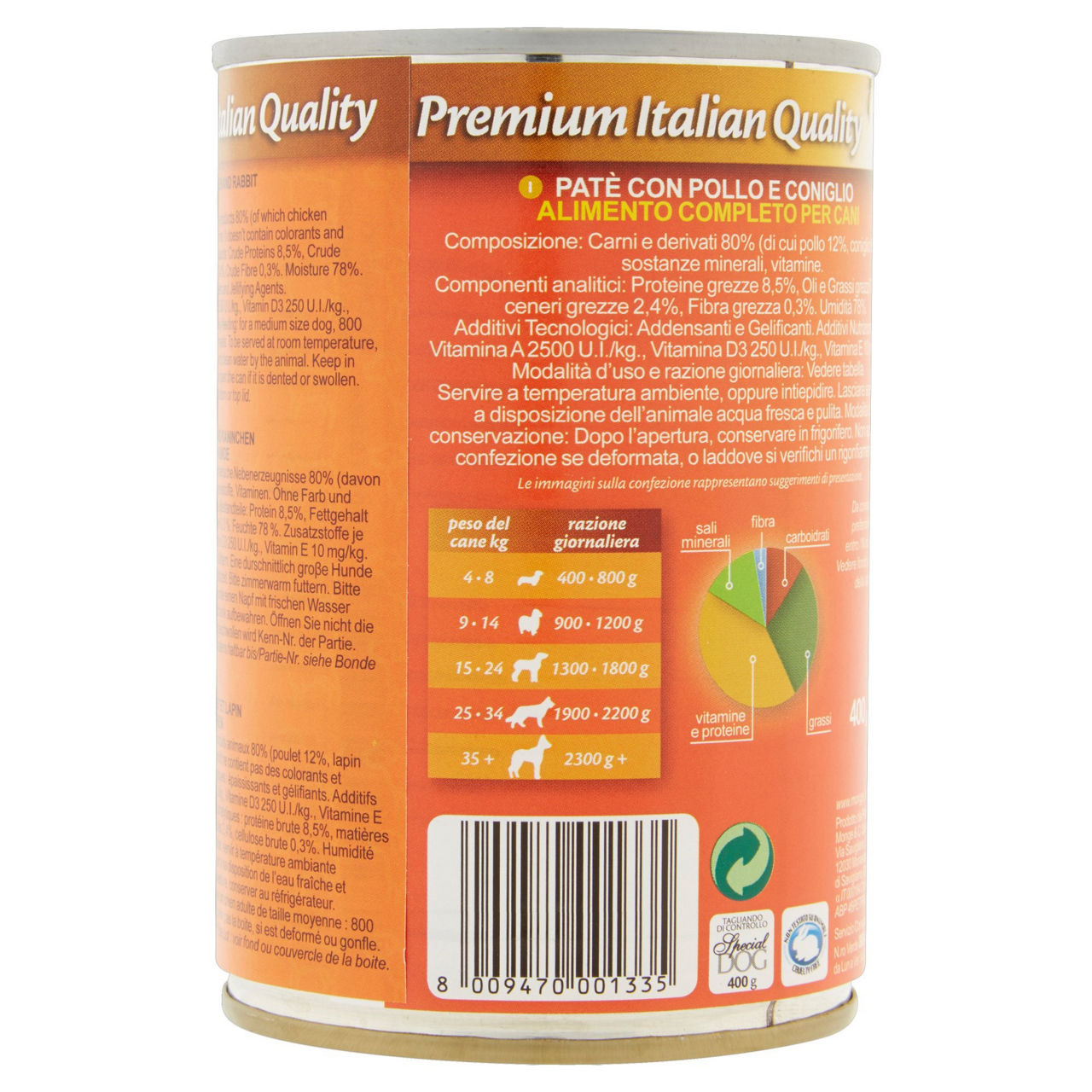 Patè cane con pollo e coniglio 400 gr - Immagine 31