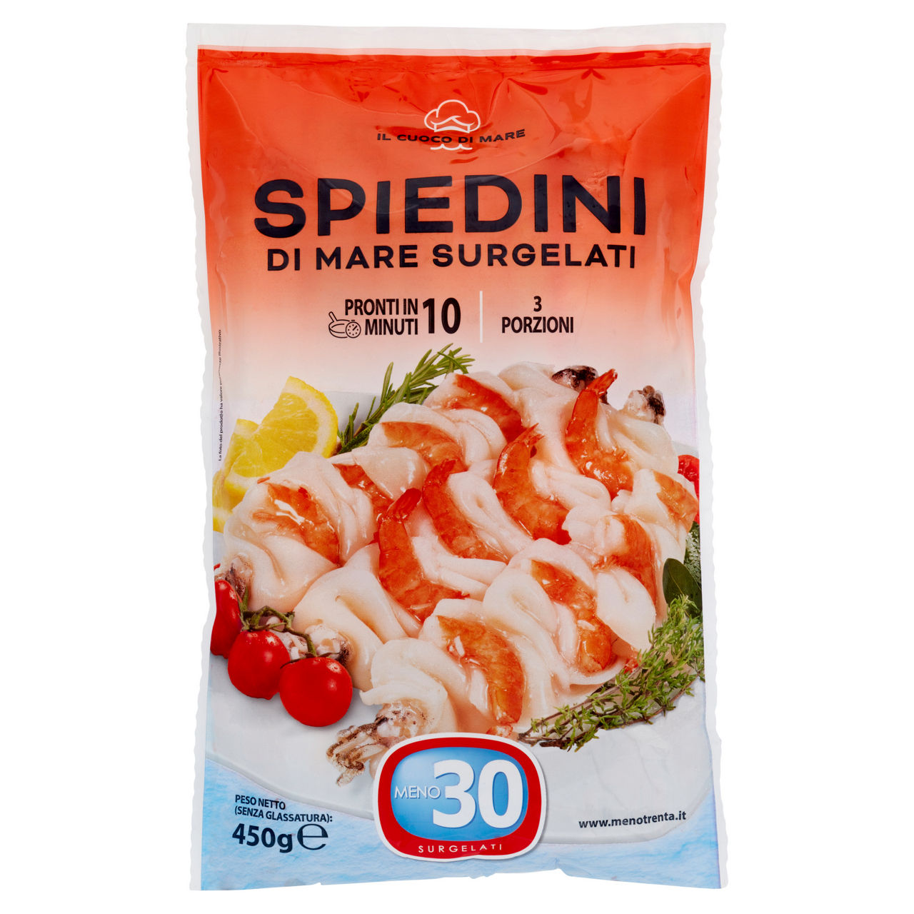 Spiedini di mare surgelati 450 gr - Immagine 01