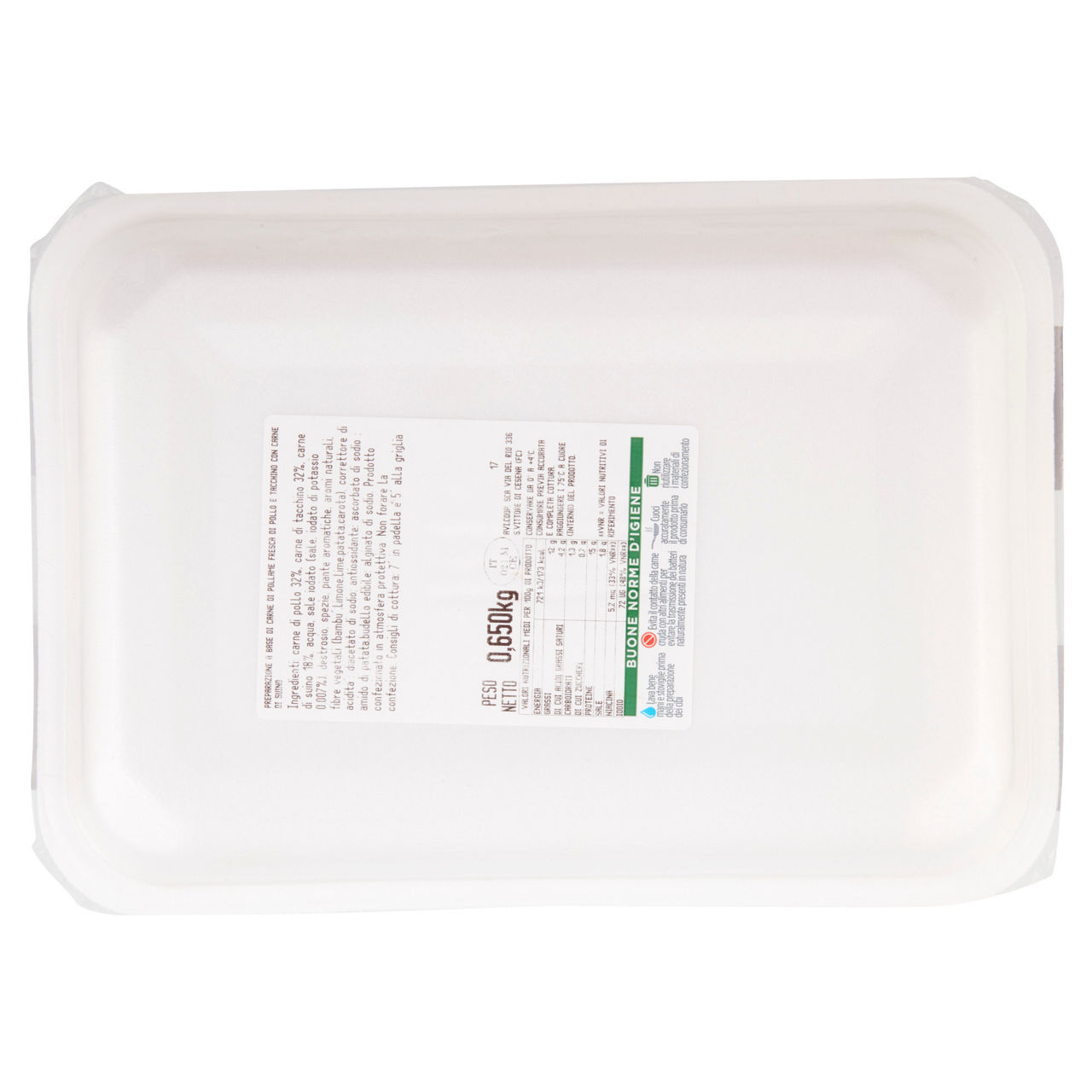 Salsicce di pollo tacchino e suino 650 gr - Immagine 51