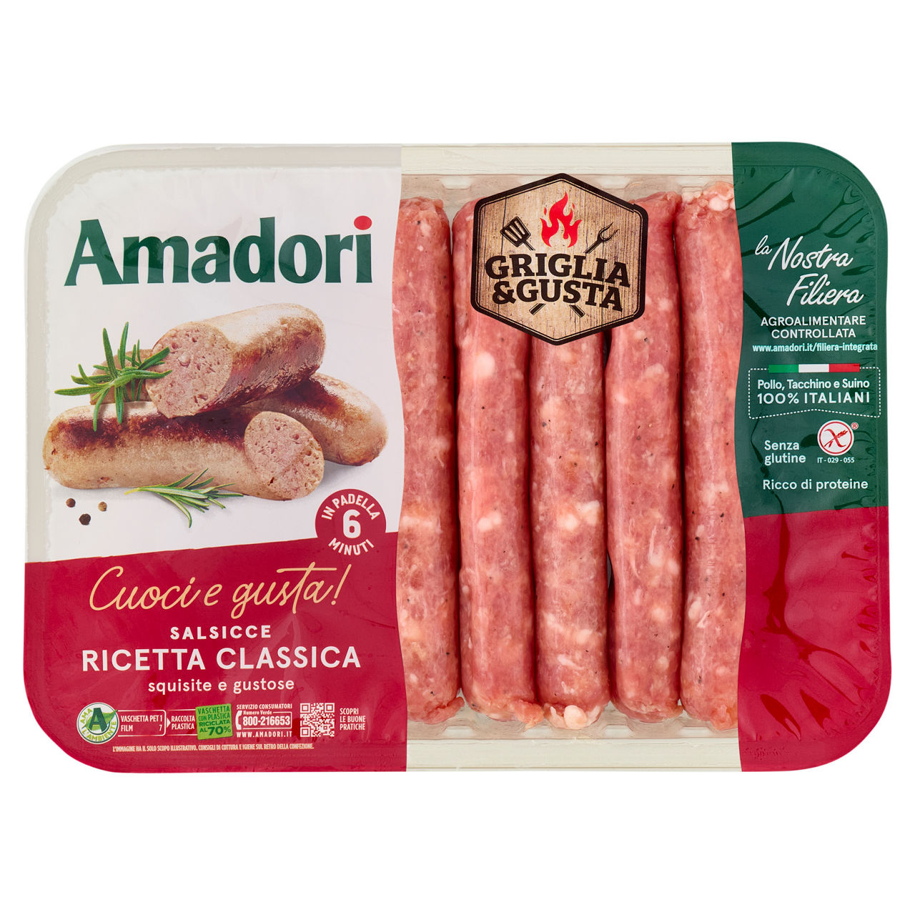 Salsicce di pollo tacchino e suino 650 gr - Immagine 11