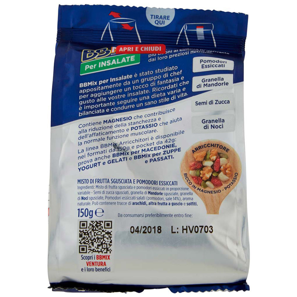 Mix frutta secca e pomodori essiccati 150 gr - Immagine 21